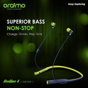 Oraimo necklace 4 Neckband Wireless Earphone