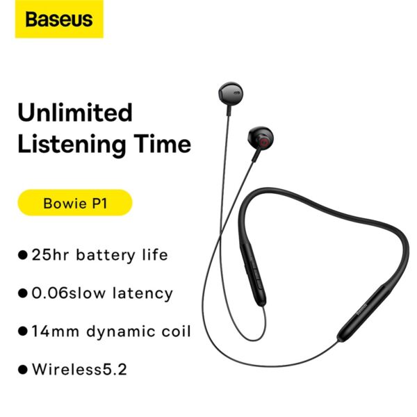 Baseus Bowie P1 Neckband Wireless Earphones