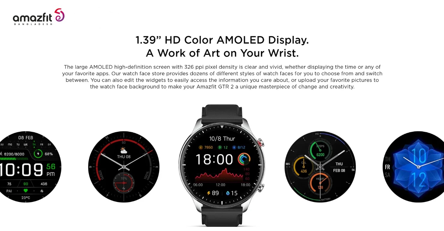 Amazfit GTR 2 Calling Smart Watch New Edition