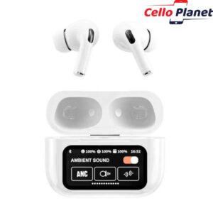 A9 Pro ANC Earbuds Touch Screen Display