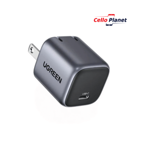 Ugreen Nexode 20W USB-C PD GaN Fast Charger – Grey #CD318
