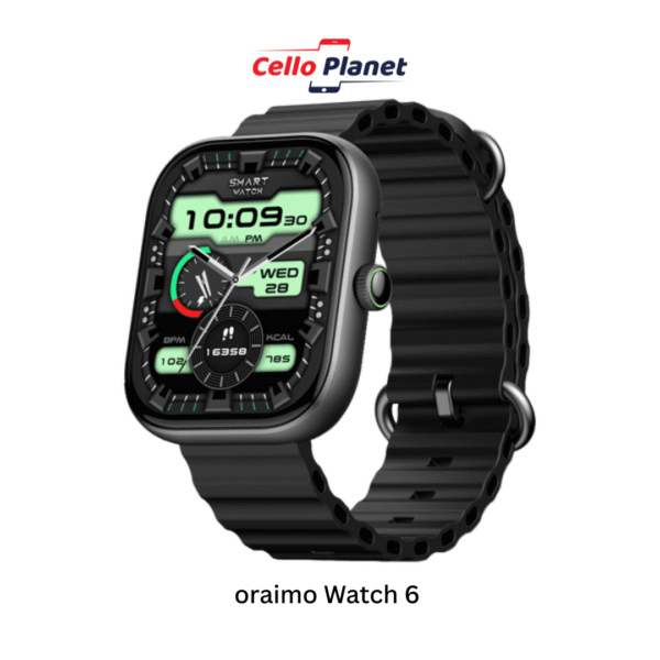 oraimo Watch 6 2.04" TFT IP68 Smart Watch - Image 2